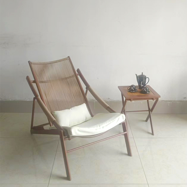 Outdoor furniture, aluminum alloy frame folding and lifting recliner